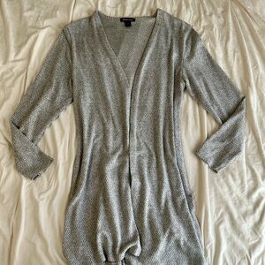 Gray Sweater Cardigan Sweater